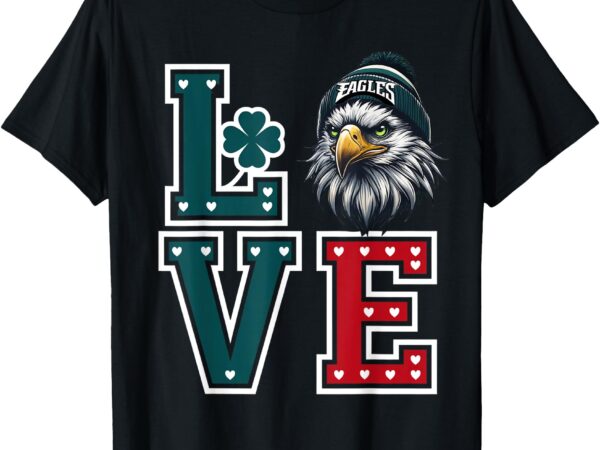 Cool valentine’s day eagle lovers outfit t-shirt