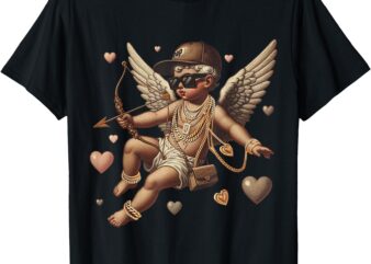 Cupid Classic Painting Inspired Valentines Day Swag For Men T-Shirt