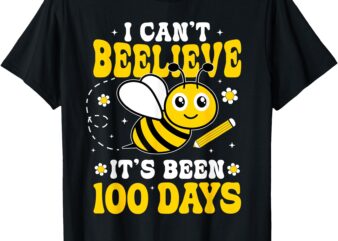 Cute Bee I Can’t Believe It’s Been 100 Days Of School T-Shirt