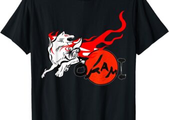 Retro Basic Animal Lover Quote Okami Funny Fox Cute Cool T-Shirt