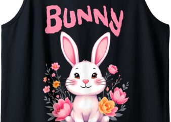 Cute Easter Bunny Tank Top