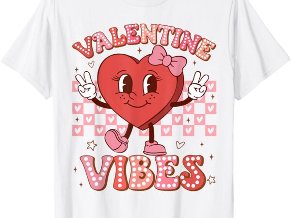 Cute heart happy valentines day shirts for girl womens kids t-shirt