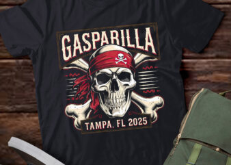 DA130 – Gasparilla 2025 Pirate Festival Tampa FL t shirt vector illustration