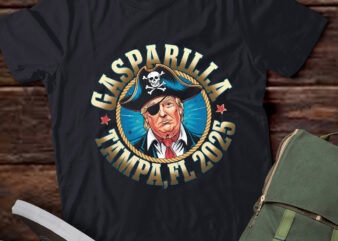 DA132 – Trump Gasparilla Tampa FL 2025 Pirate Festival t shirt vector illustration