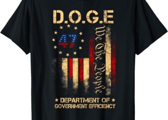 DOGE D.O.G.E Department Of Government Efficiency Mens Womens T-Shirt