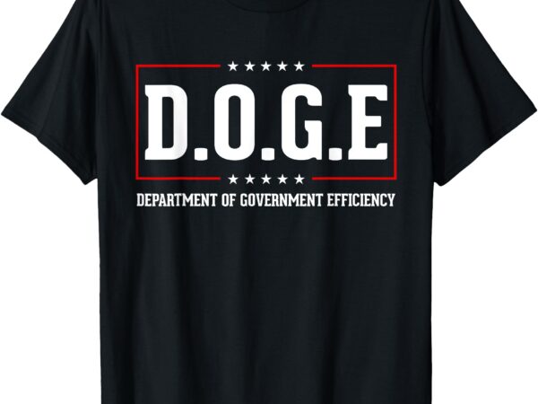 Doge d.o.g.e department of government efficiency t-shirt