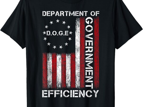 Doge d.o.g.e. department of government efficiency t-shirt