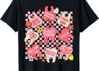 Dental Valentine’s Day Cute Teeth T-Shirt