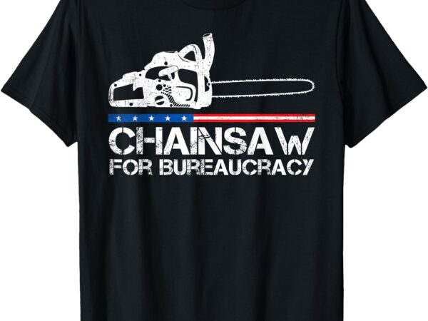 Doge shirt, usa flag shirt for men, chainsaw for bureaucracy t-shirt