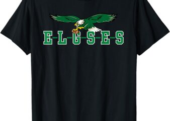 E-L-G-S-E-S Elgses Funny Meme Misspelled Eagles T-Shirt