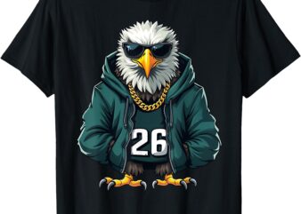 Eagle Vintage Cool Bird In Sunglasses For Men Women Kids T-Shirt