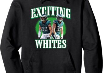 Eagles Exciting Whites Saying Design For Reed & Cooper Lover Pullover Hoodie