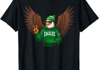 Eagles Fly Vintage Eagles Flying Bird Men Women Boys Girls T-Shirt