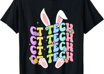 Easter CT Tech Bunny CT Tech Easter Day Men Women T-Shirt