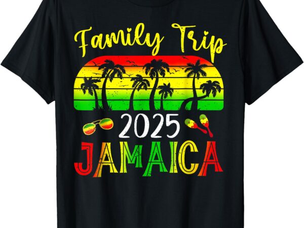 Family trip jamaica 2025 summer vacation beach matching t-shirt