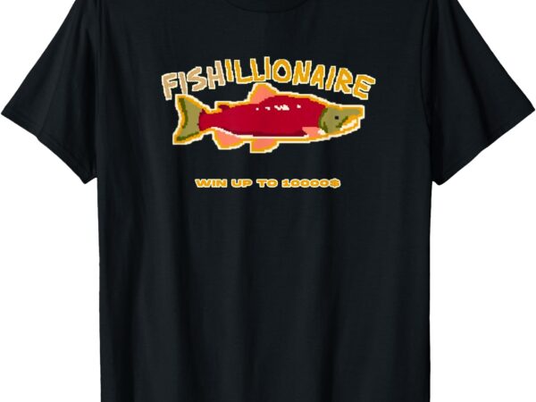 Fishillionaire webfishing game merch _ red t-shirt