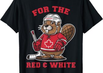 Four Nations Battle Global Face-Off Canadian Beaver Hockey T-Shirt