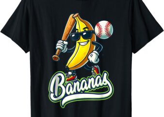 Funny Bananas Let’s Go Bananas Cute Banana T-Shirt