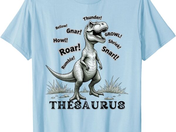 Funny dinosaur english language lover teacher translator t-shirt