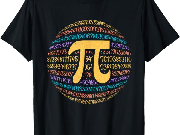 Funny pi day spiral pi 3,14159 math happy pi day 2025 t-shirt