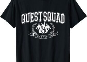 Quest Fantasy Squad Broccoli Funny T-Shirt