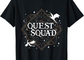 Quest Fantasy Squad Broccoli Funny T-Shirt