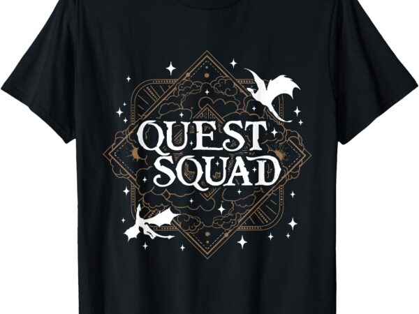 Quest fantasy squad broccoli funny t-shirt