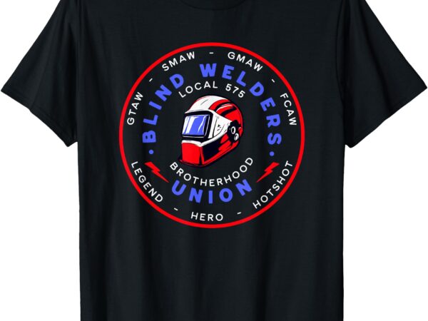 Funny welding design – red white and blue t-shirt
