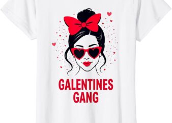 Galentines Gang 2025 Happy Galentines Day Women Galentines T-Shirt