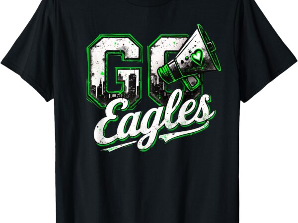 Go cheer eagles design gifts for men women girls boys kids t-shirt