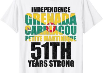 Grenada Independence Day Grenadian 51st Pride Grenada Flag T-Shirt