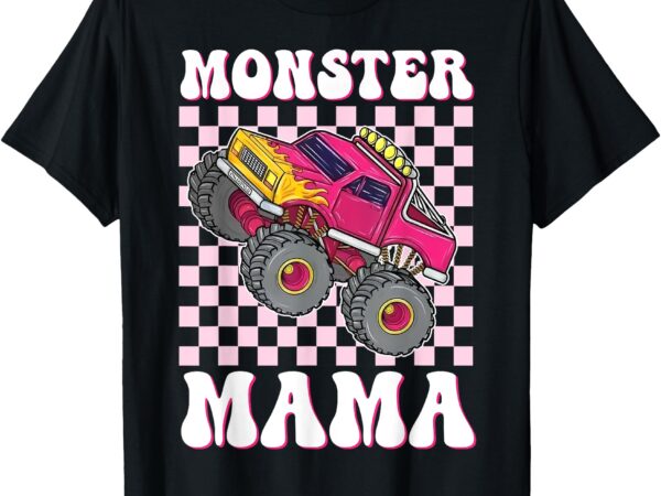 Groovy monster truck mama funny monster truck lover t-shirt