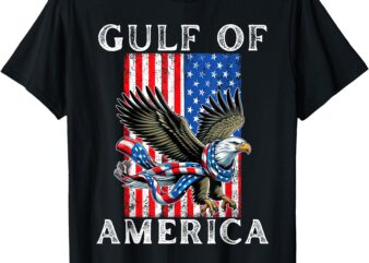 Gulf Coast of the United States 2025 US American Flag T-Shirt