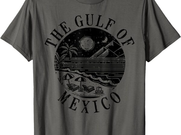 Gulf of mexico beach sunset gulfo de mexican men women kids t-shirt