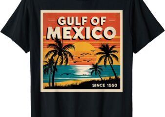 Gulf Of Mexico T shirt Women Men Vintage Gulf Of Mexico T-Shirt