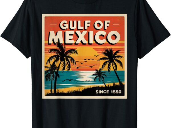 Gulf of mexico t shirt women men vintage gulf of mexico t-shirt