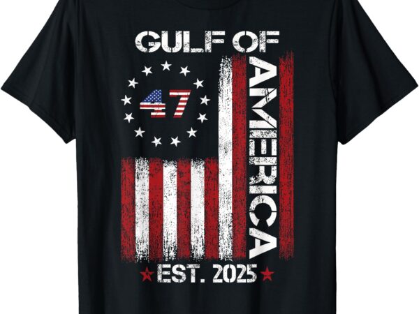 Gulf of usa america est 2025 t-shirt