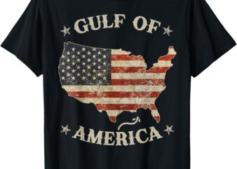 Gulf Of Usa America Trump Greeting from the Patriotic Gulf T-Shirt