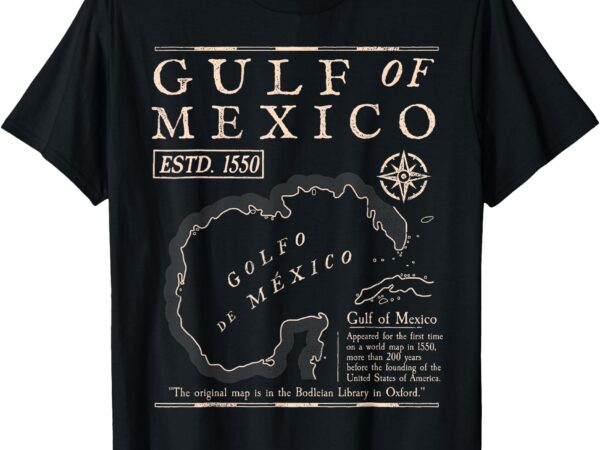 Gulf of mexico 1550 t-shirt