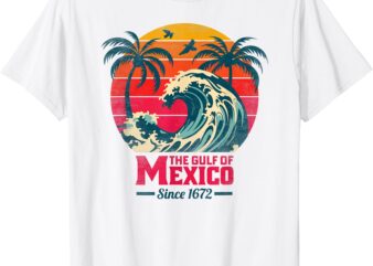 Gulf of Mexico 1672, Palms Summer Vacation T-Shirt