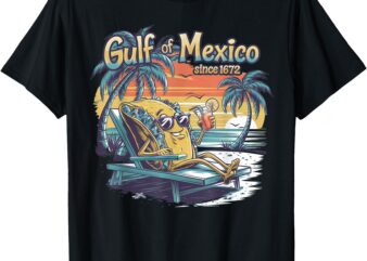 Gulf of Mexico 1672 Vintage Beach – Taco Gulf of Mexico T-Shirt