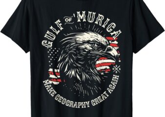 Gulf of USA America Funny Gulf of ‘Merica Patriotic Flag T-Shirt