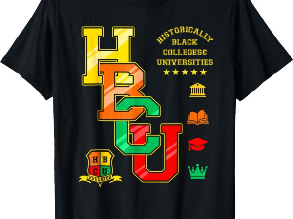 Hbcu apparel historically black colleges universities grad t-shirt