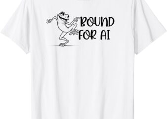 Happy Dancing Frog AI Artificial Intelligence Developers T-Shirt