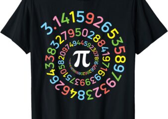 Happy Pi Day Funny Math Teacher Student Pi Day Lover Kids T-Shirt