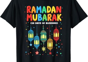 Happy Ramadan Mubarak for Boys Youth Ramadan Month Kids T-Shirt