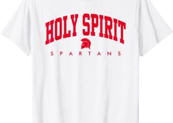 Holy Spirit Spartans red logo T-Shirt