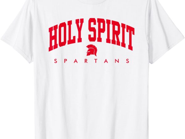 Holy spirit spartans red logo t-shirt