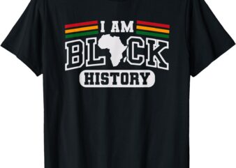 I am black history t-shirt