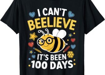 I Can’t Believe It’s Been 100 Days of School Bee Teacher Kid T-Shirt